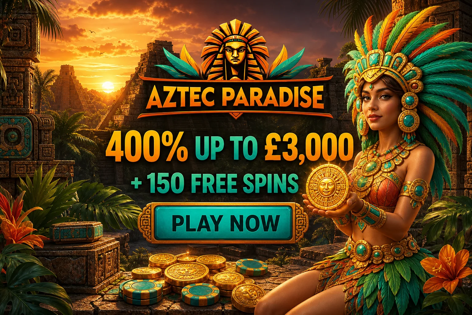 Aztec Paradise casino promotion